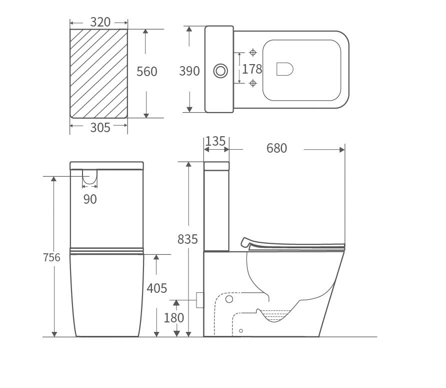 EDGE Toilet Suite 103
