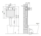 Concealed In-Wall Cistern – Dual Flush 4/6L