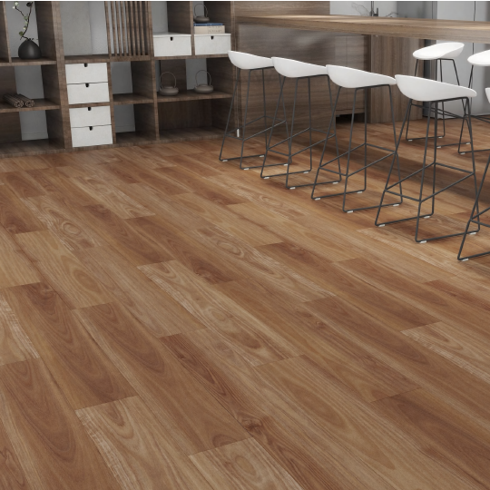 Hybrid Flooring: Brownie Oak