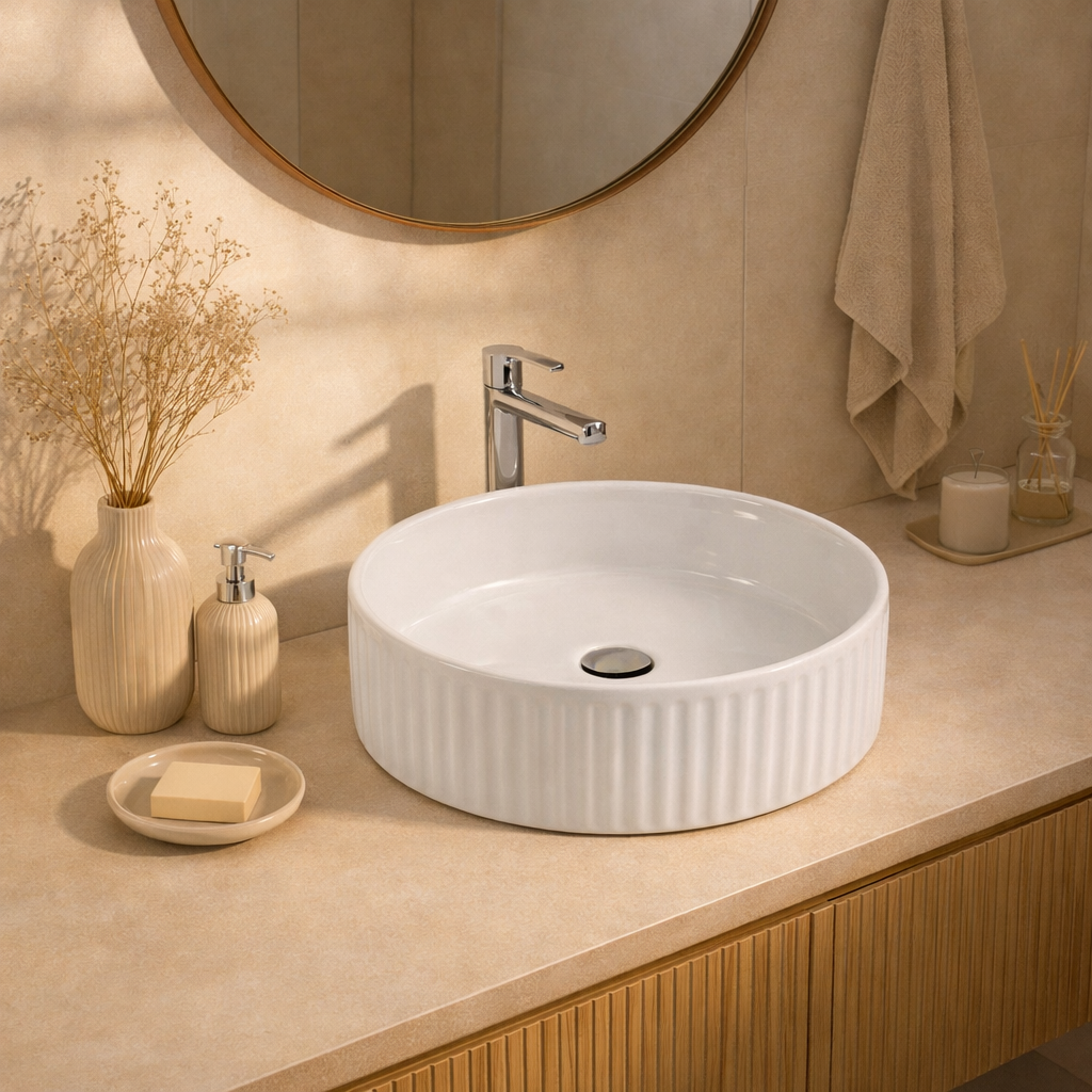 FORMA Ribbed Round Basin – BSN08 (6513)